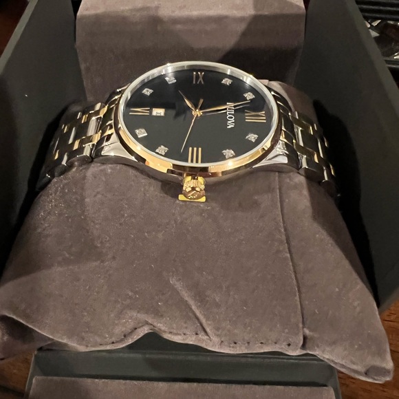 Bulova Classic Diamond Mens Watch Diamonds Collection - Picture 3 of 4